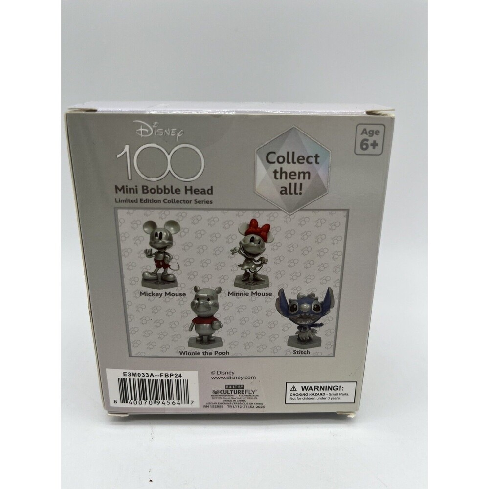 Disney 100 Limited Edition Mini Bobble Head: Mickey & Minnie Mouse Brand New NIP - Picture 5 of 6